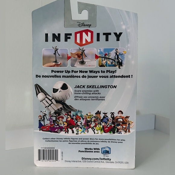 Jack Skellington Nightmare Before Christmas Disney Infinity Figurine. Sealed Box - Picture 4 of 4